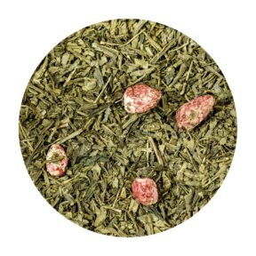 Herbata Zielona Sencha Poziomka 100g