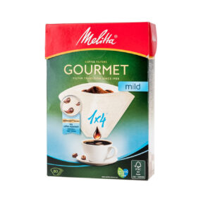 Melitta papierowe filtry do kawy Gourmet Mild 1x4 - białe - 80 sztuk