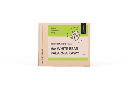 Kolumbia / Indie 250g kawa ziarnista świeżo Palona