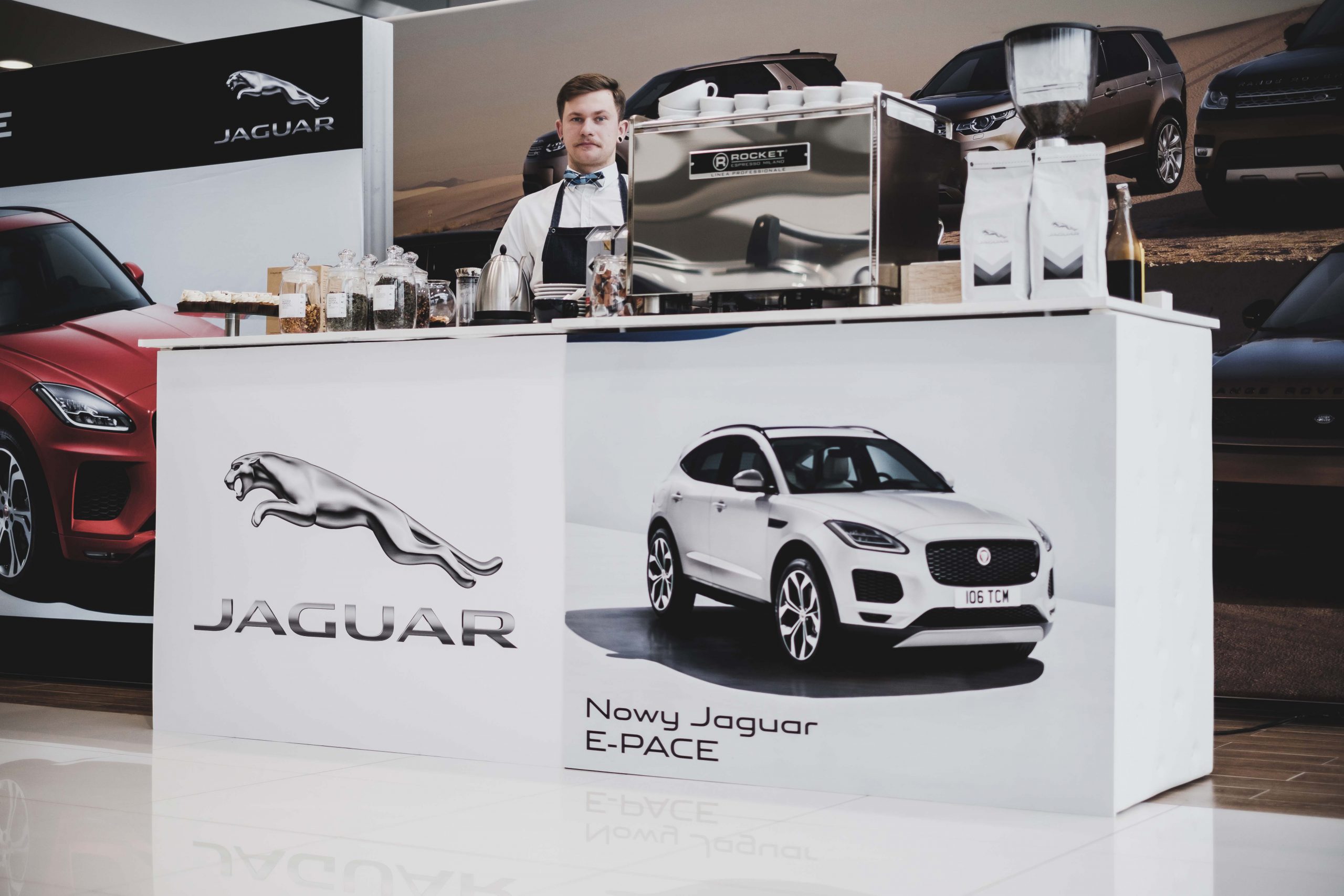 degustacja kawy na prezentacji jaguar