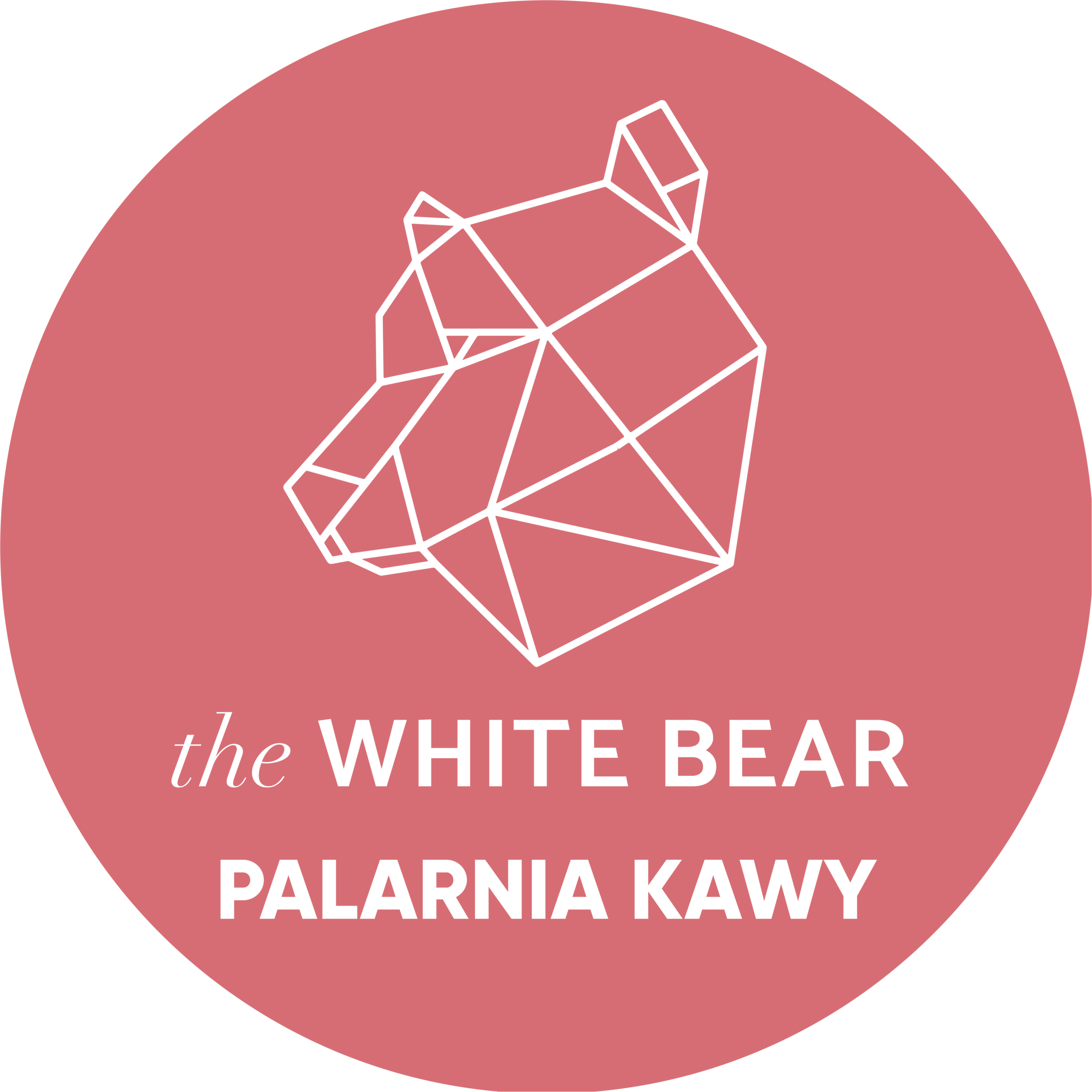 logo palarni kawy - the White Bear