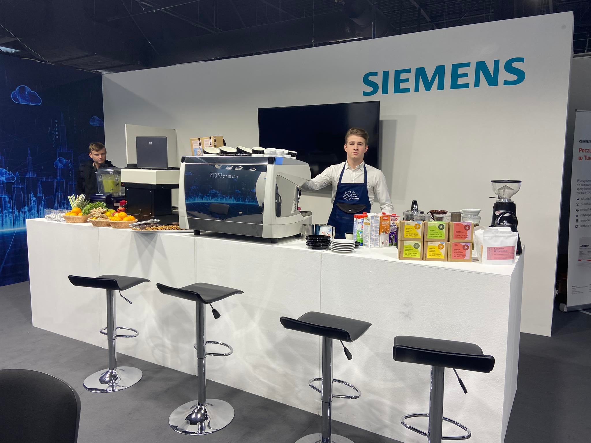 Bar kawowy i bar sokowy Siemens