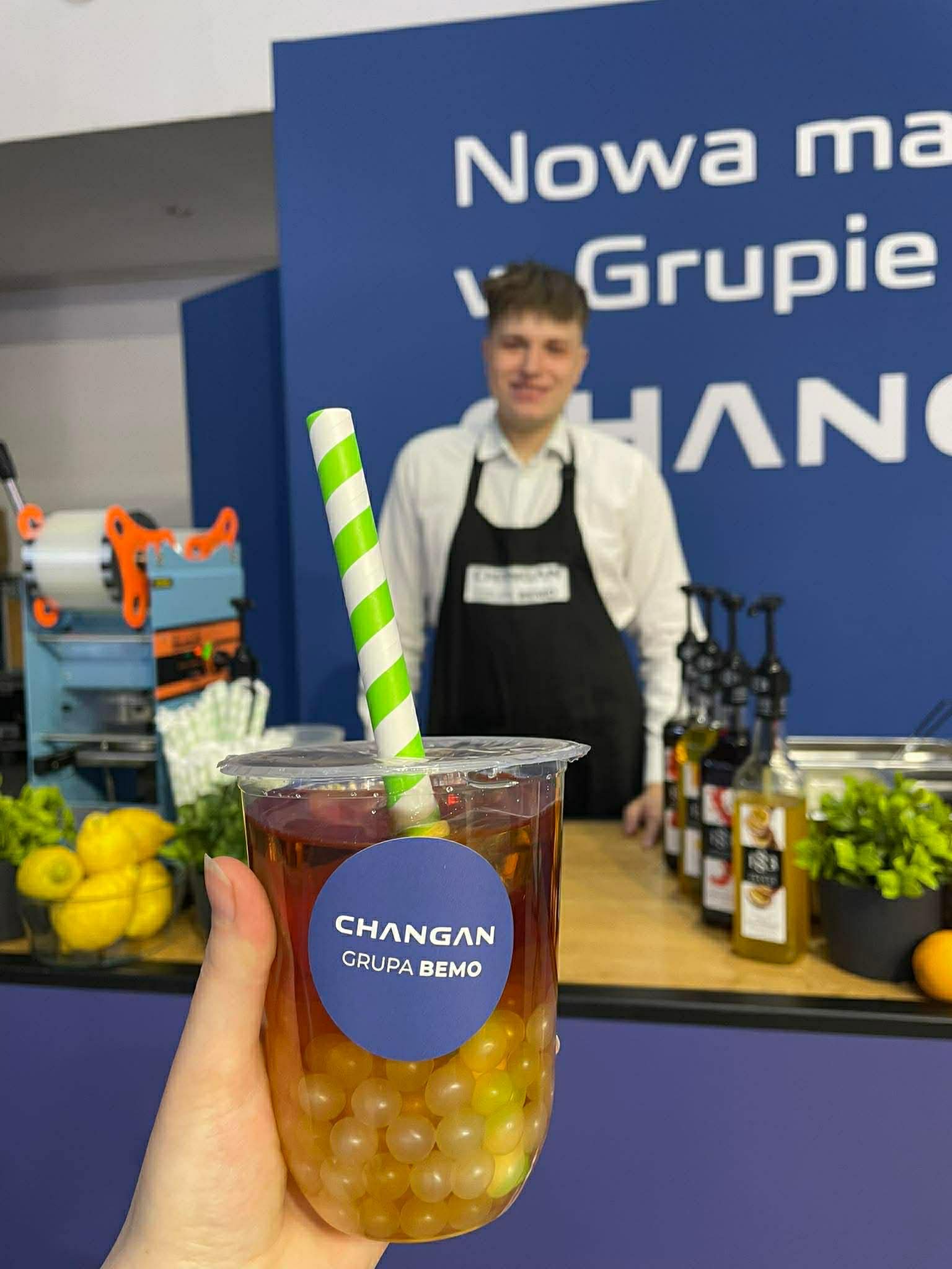 Bubble Tea Bar na evencie dla Grupy Bemo